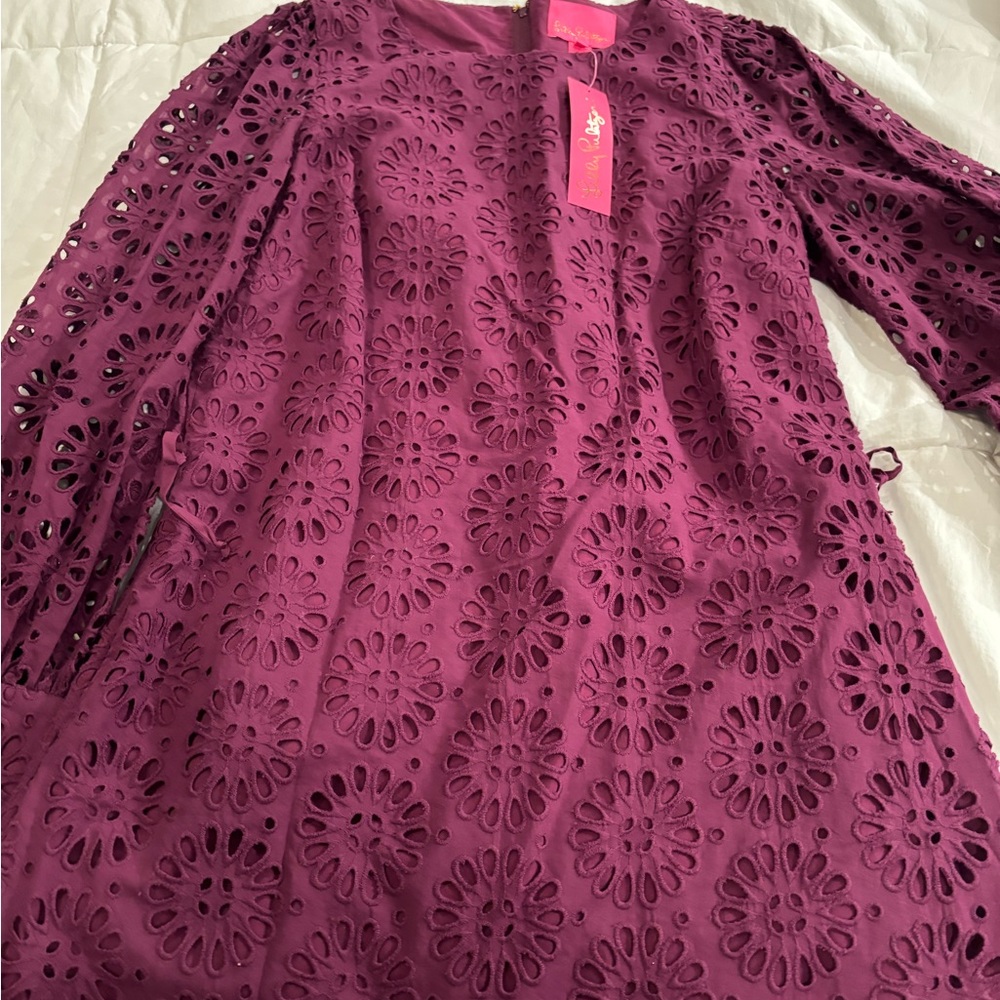 Lilly Pulitzer Aisha Eyelet Romper - Picture 9 of 9